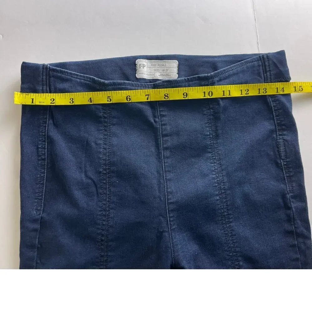 Free People Feel Alright Skinny Jeans Blue - W27